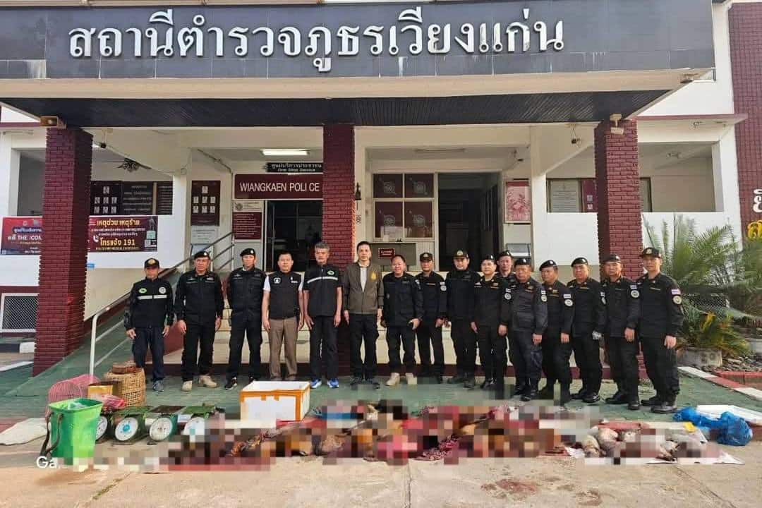 เจ้าหน้าที่กรมอุทยานฯ ตรวจยึดสัตว์ป่าผิดกฎหมาย