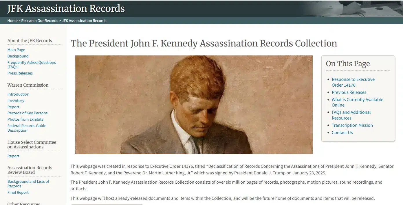 เอกสารลับ ปริศนาลอบสังหาร JFK