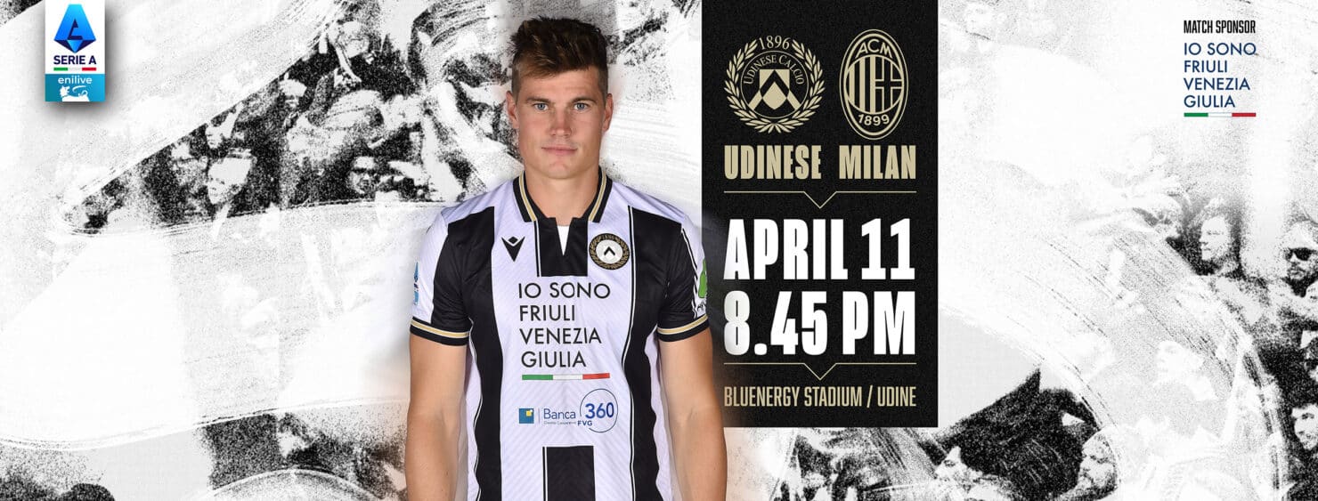 ดูบอลสด เซเรียอา อูดิเนเซ่ มิลาน