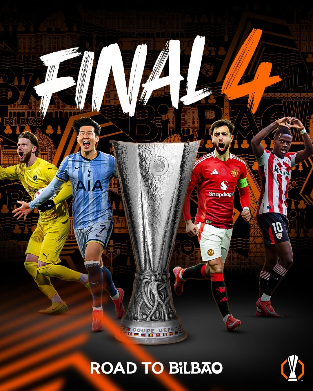 สรุปผล ยูโรปา ลีก 2024/25 รอบ 8 ทีมสุดท้าย