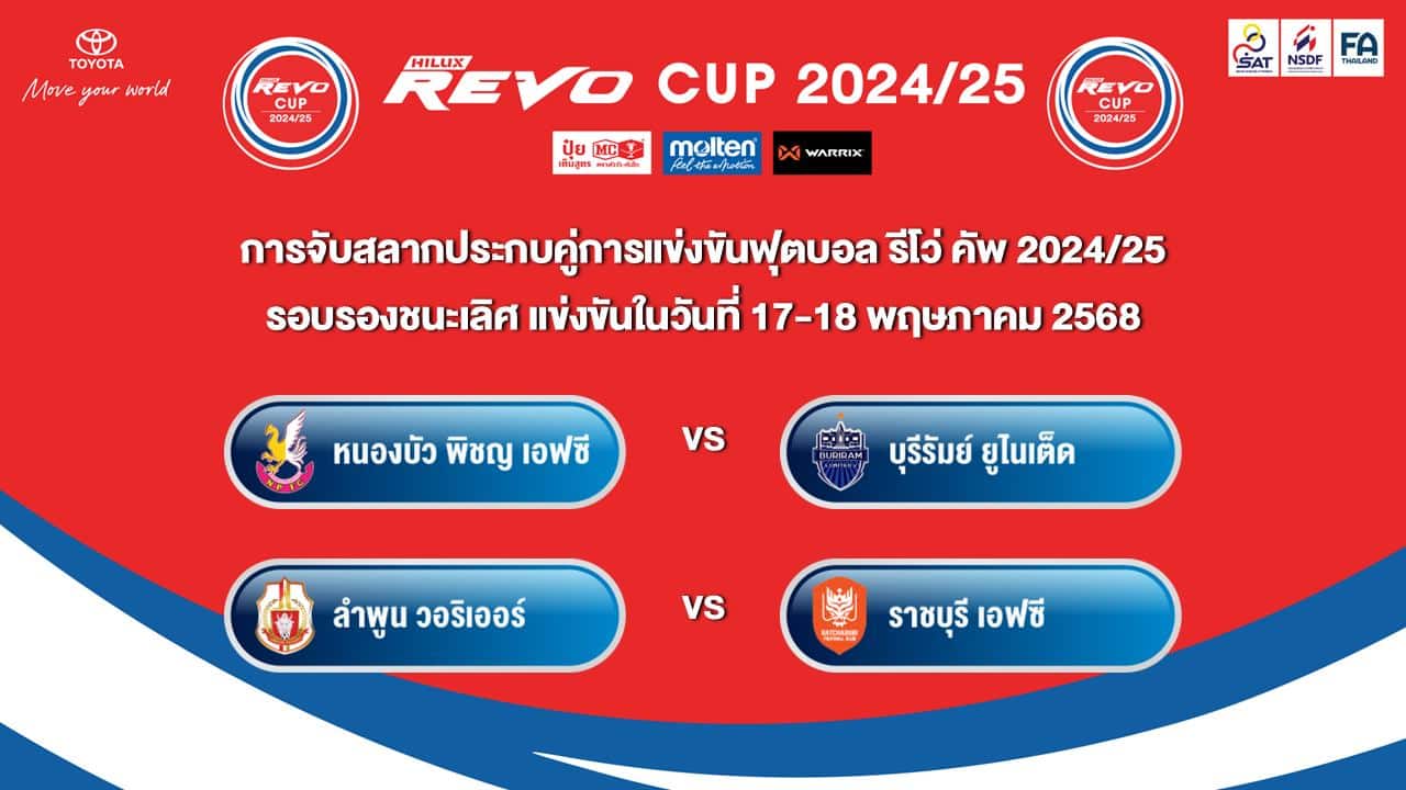 รีโว่ คัพ 2024/25 รอบรองชนะเลิศ