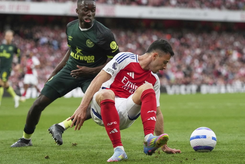 ผลบอลเมื่อคืนนี้ พรีเมียร์ลีก อาร์เซนอล เบรนท์ฟอร์ด