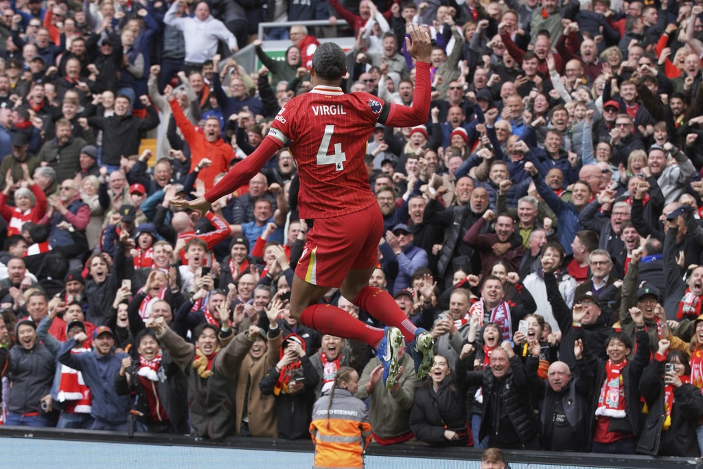 ผลบอลเมื่อคืนนี้ พรีเมียร์ลีก ลิเวอร์พูล เวสต์แฮม