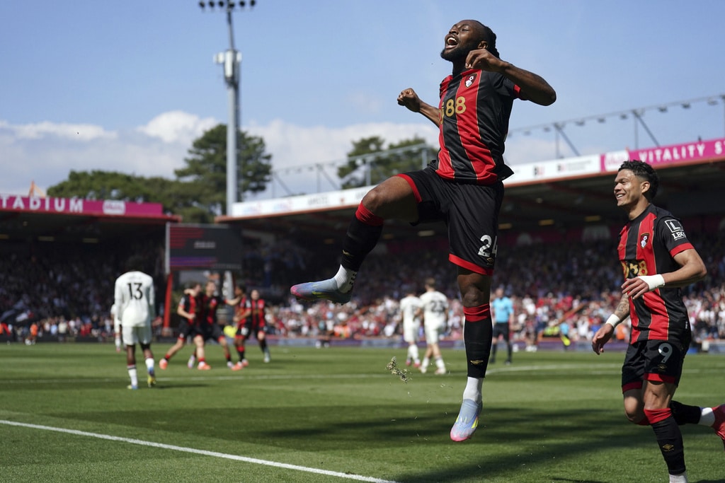 ผลบอลเมื่อคืนนี้ พรีเมียร์ลีก บอร์นมัธ แมนยู