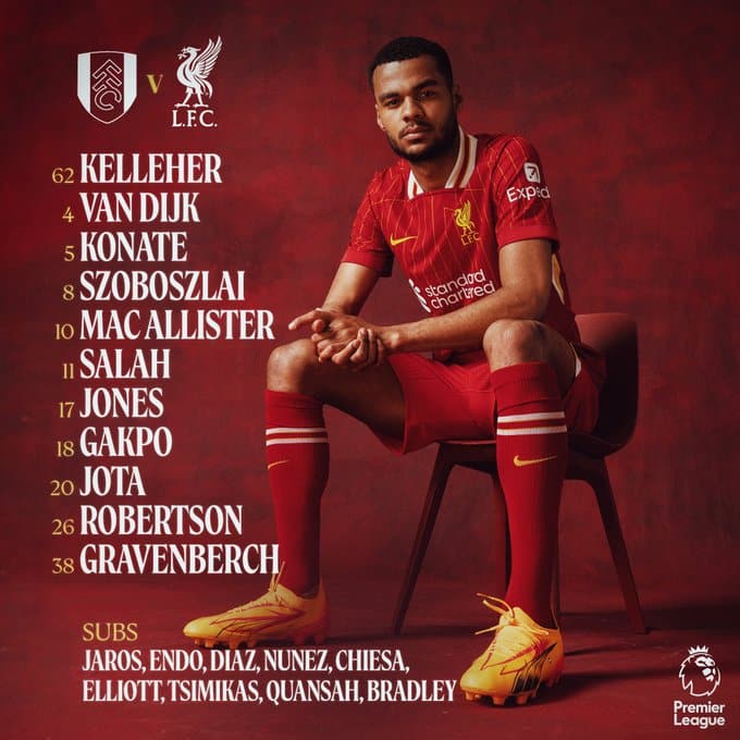 11 ตัวจริง ฟูแล่ม ลิเวอร์พูล