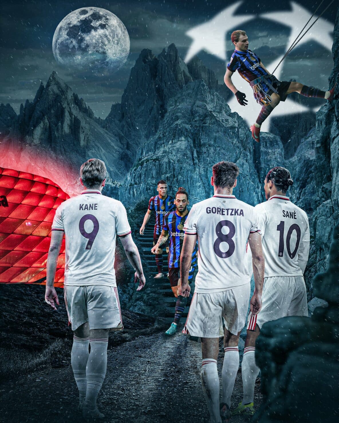 ดูบอลสด ยูฟ่า แชมเปี้ยนส์ลีก บาเยิร์น พบ อินเตอร์