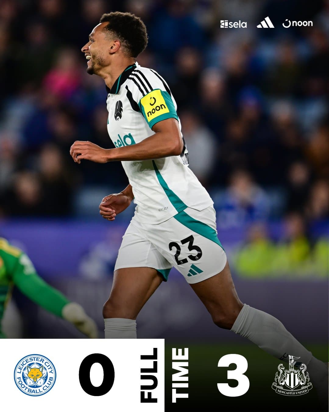 ผลบอลเมื่อคืนนี้ พรีเมียร์ลีก เลสเตอร์ นิวคาสเซิ่ล