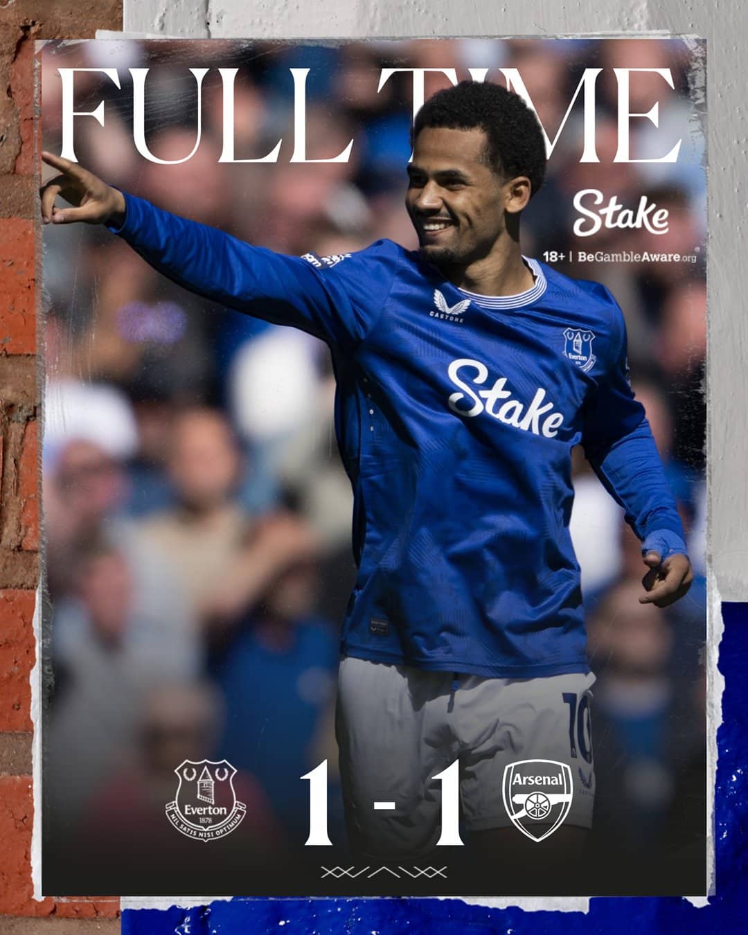 ผลบอลล่าสุด พรีเมียร์ลีก เอฟเวอร์ตัน อาร์เซนอล