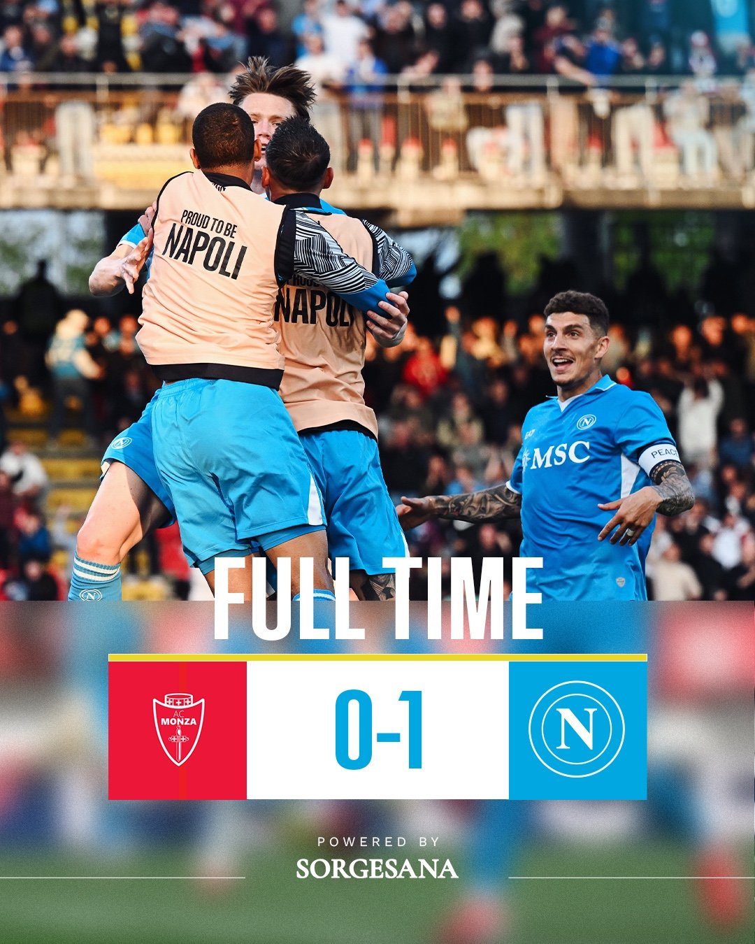 ผลบอลเมื่อคืนนี้ กัลโช่ มอนซ่า นาโปลี