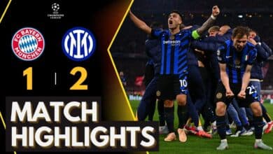 ผลบอลเมื่อคืนนี้ ยูฟ่า แชมเปี้ยนส์ลีก บาเยิร์น อินเตอร์