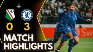 ผลบอลเมื่อคืนนี้ คอนเฟอเรนซ์ ลีก ลีเกีย วอร์ซอว์ เชลซี