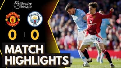 ผลบอลเมื่อคืนนี้ พรีเมียร์ลีก แมนยู แมนซิตี้