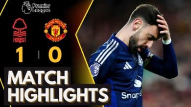 ผลบอลเมื่อคืนนี้ พรีเมียร์ลีก ฟอเรสต์ แมนยู