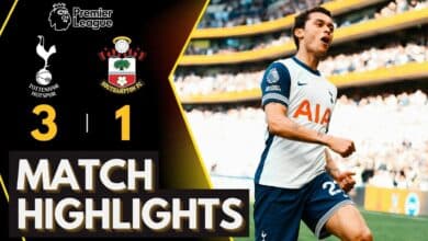 ผลบอลเมื่อคืนนี้ พรีเมียร์ลีก สเปอร์ส เซาแฮมป์ตัน