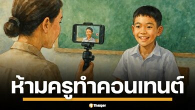 กสม. ห่วงครูนำลูกศิษย์ถ่ายคลิปคอนเทนต์ เพราะเป็นการละเมิดสิทธิ์-เสี่ยงภัย จี้ กระทรวงศึกษาธิการ (ศธ.) ออกกฎห้าม คุรุสภาคุมเข้มจรรยาบรรณ