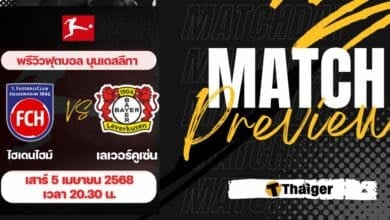 ดูบอลสด บุนเดสลีกา ไฮเดนไฮม์ เลเวอร์คูเซ่น