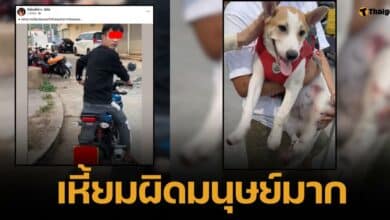 เปิดหน้าไอ้เหี้ยม ผูกหมาลากไปตามถนน ไร้สำนึก ถามพลเมืองดีกลับ "พอยังครับ"