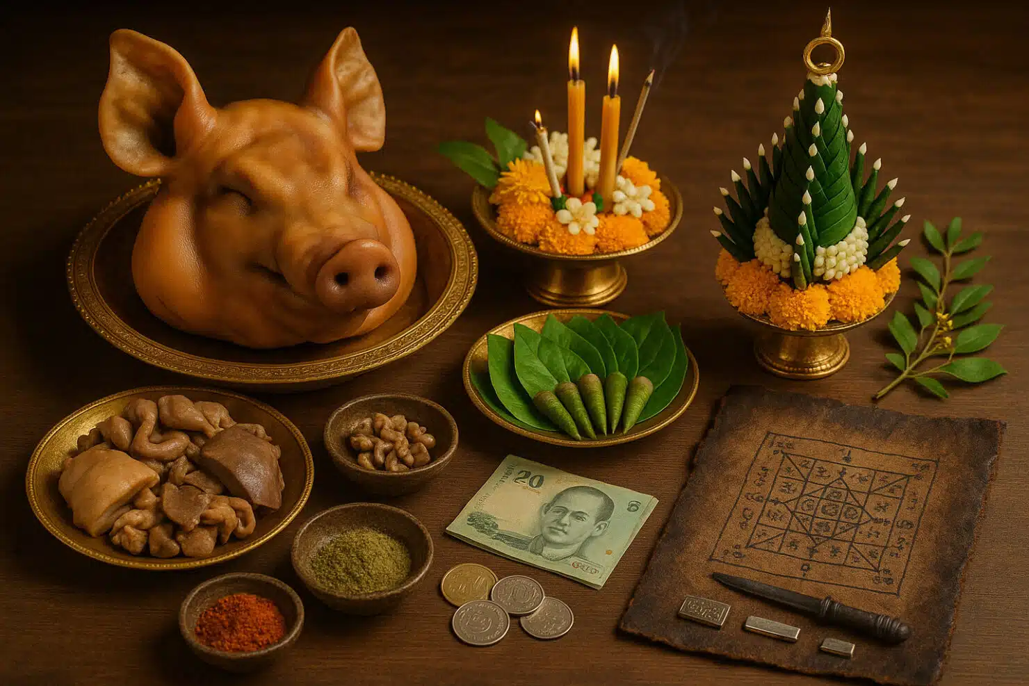 รายการเครื่องบูชา