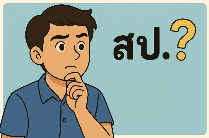 สป หมายถึงอะไร