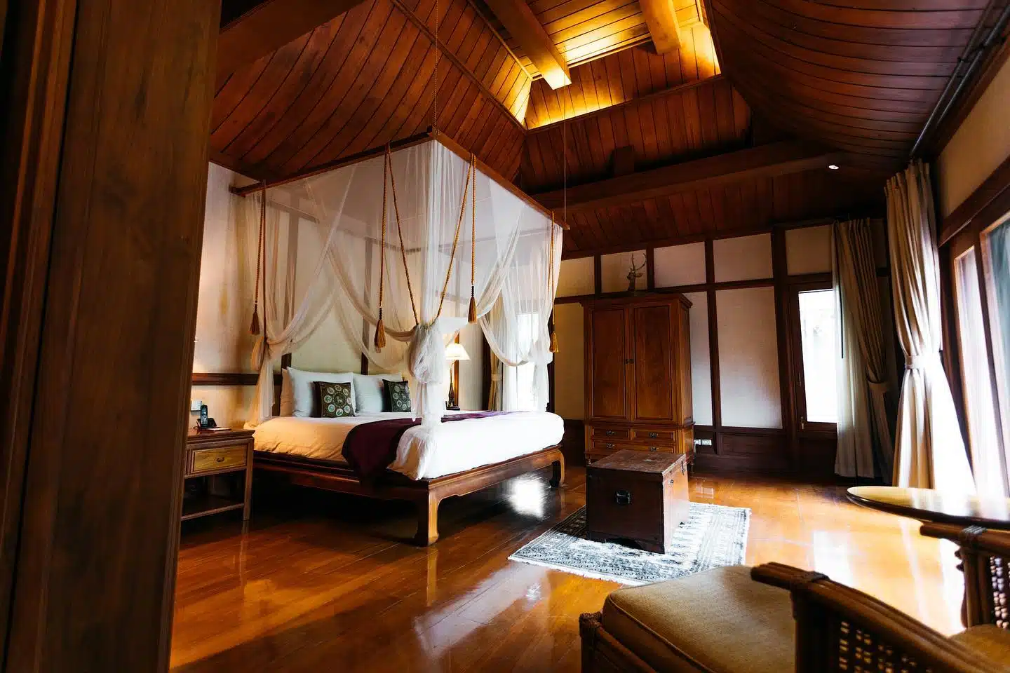 ห้องนอน โรงแรมดาราเทวี เชียงใหม่
