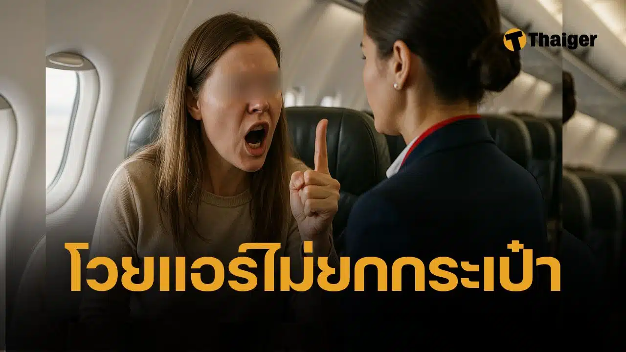 ผู้โดยสารโวยแอร์ฯ ไม่ช่วยยกกระเป๋าหนัก ชาวเน็ตถล่มยับ ไม่ใช่คนรับใช้ หน้าที่ดูแลความปลอดภัย