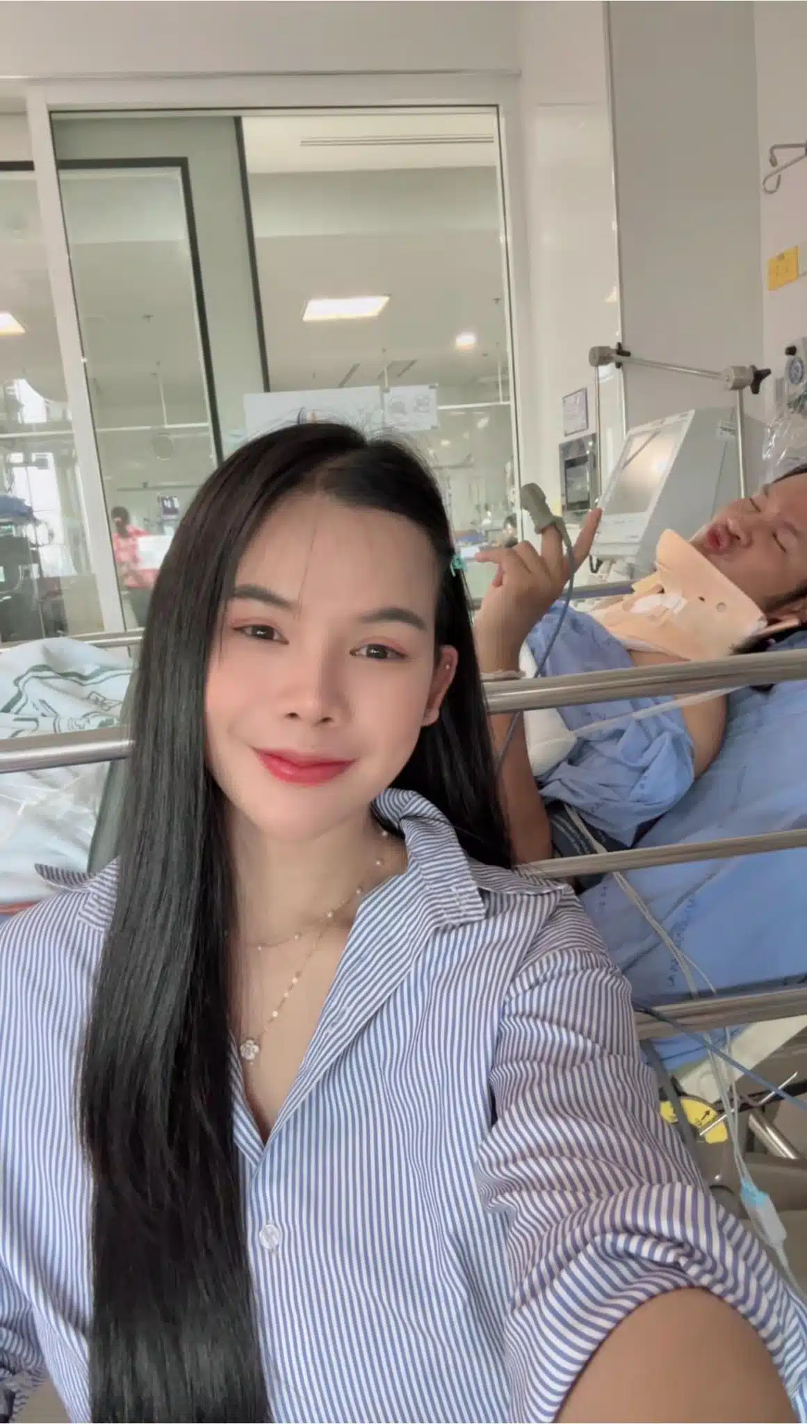 กี้ เจนจิรา ดูแลด้งเด้ง ณัฐวุฒิ หลังประสบอุบัติเหตุ