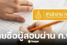 ตรวจสอบรายชื่อผู้สอบผ่าน ก.พ. 2568 ผ่าน