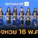 ตรวจหวย 16 พฤษภาคม 2568 ผลสลากกินแบ่งรัฐบาล ทุกรางวัล เช็กที่นี่