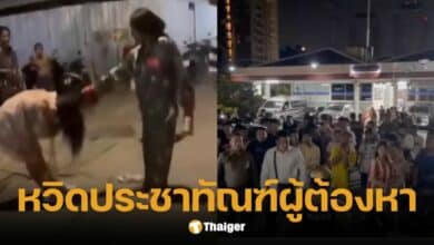 เพื่อนสาวเหยื่อรุมยำ นับร้อยบุก สน.สุทธิสาร หวิดประชาทัณฑ์ผู้ต้องหา