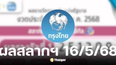 ผลสลากกินแบ่งรัฐบาล งวดวันที่ 16 พฤษภาคม 2568