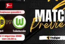 ดูบอลสด บุนเดสลีกา ดอร์ทมุนด์ โวล์ฟสบวร์ก