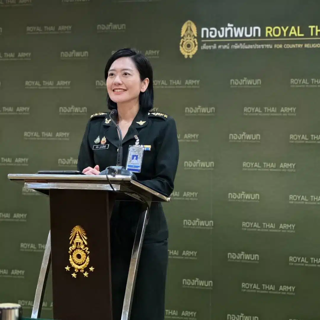 ดังใจ สุวรรณกิตติ โฆษกกระทรวงกลาโหมหญิงคนแรก