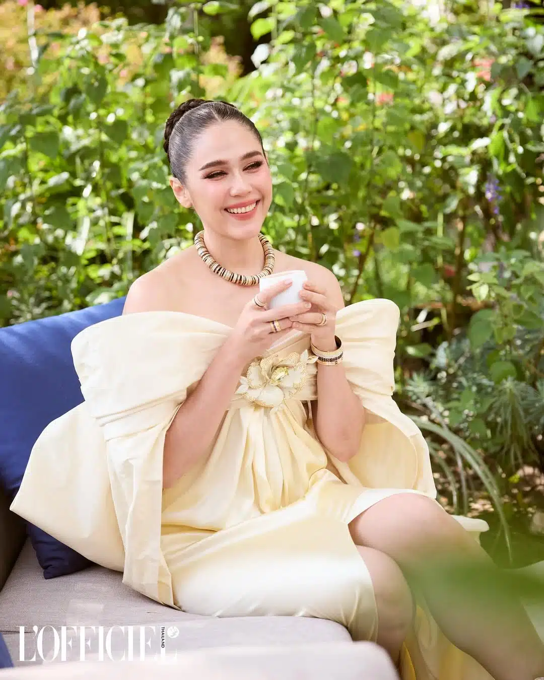 เผยลุคปิดพรมแดงคานส์ "ชมพู่ อารยา" โดย Tamara Ralph