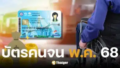 บัตรสวัสดิการแห่งรัฐพฤษภาคม 2568 เงินเข้าวันไหน