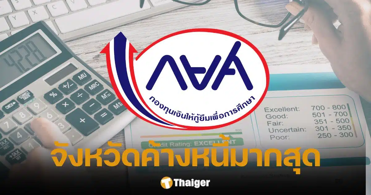 กยศ. เปิดชื่อ 5 จังหวัดค้างหนี้มากสุด ย้ำเร่งปรับโครงสร้าง-ลดเบี้ยปรับช่วยด่วน