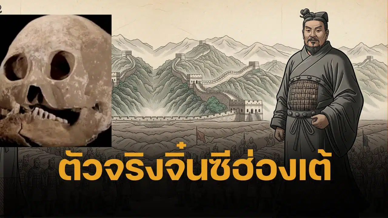 ใบหน้าแท้จริง ของ 'จิ๋นซีฮ่องเต้' ผู้เชี่ยวชาญ ใช้ AI สร้างภาพ