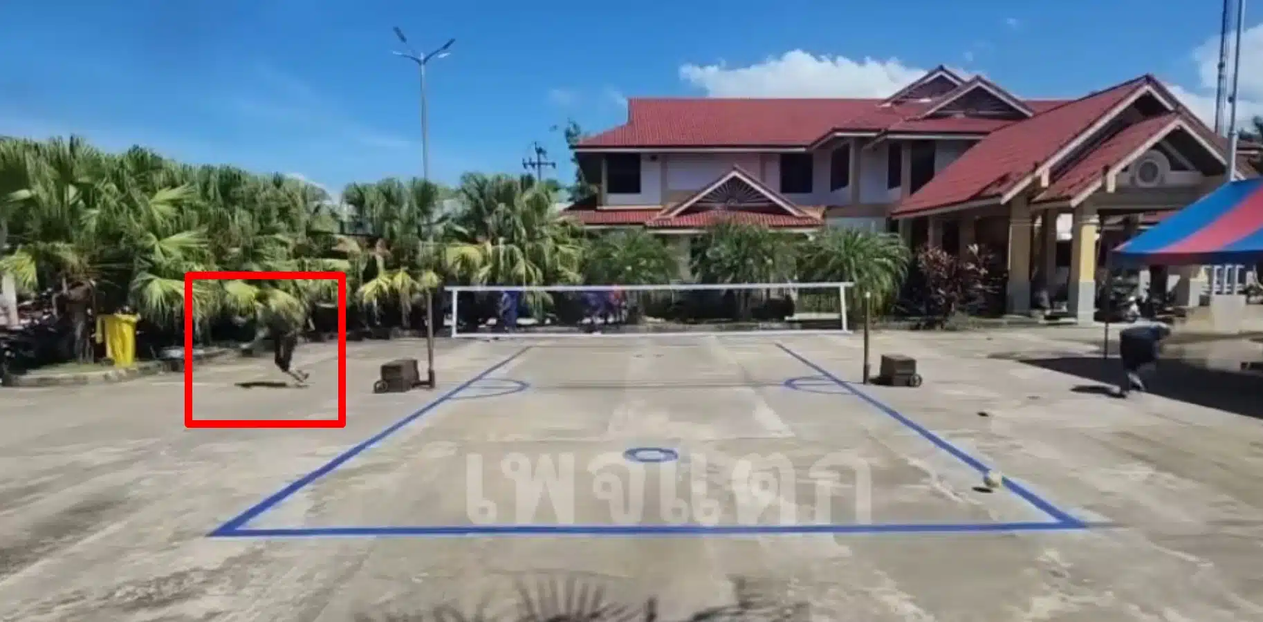 คนร้ายวิ่งหลบหนี