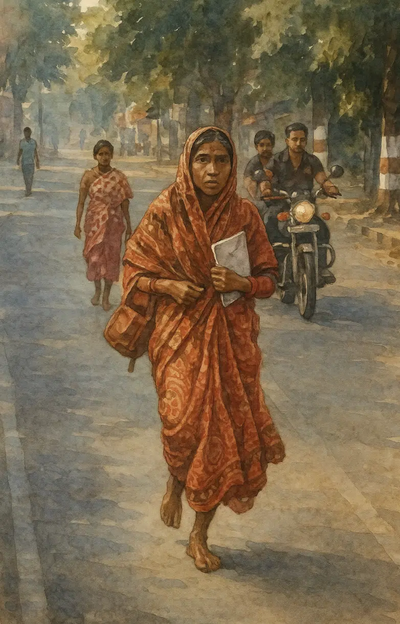 พลังรักแท้ 'ลตา คาเร' หญิงชราอินเดียวิ่งเท้าเปล่า หาเงินรักษาสามี