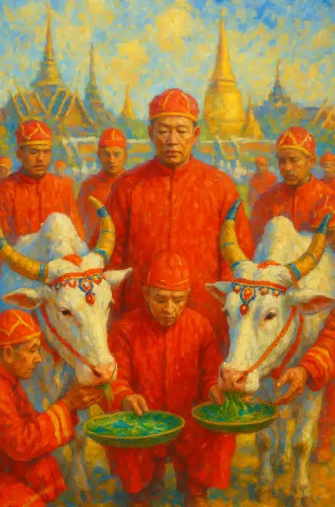 เลขเด็ดพระโคเสี่ยงทาย 2568 วันพืชมงคล