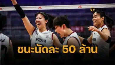 สมาคมวอลเลย์บอลเกาหลีใต้ อัดฉีด ทีมชาติหญิง ชนะนัดละ 50 ล้านวอน หลังร่อแร่ เสี่ยงตกชั้น วอลเลย์บอลหญิง VNL 2025