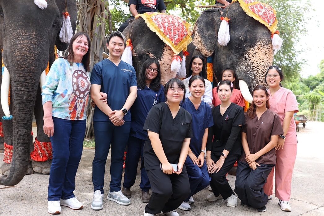 โอปอล สุชาตา นำทีมมิสเวิลด์ 2025 เยือนหมู่บ้านช้างอยุธยา ขอบคุณ จูเลีย มอร์ลีย์ บริจาค 20,000 ดอลลาร์ช่วยช้างเร่ร่อน