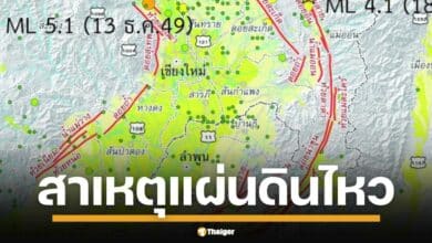 กลุ่มรอยเลื่อนแม่ทาขยับ สาเหตุทำเชียงใหม่สะเทือน แผ่นดินไหว 4.5 เขย่า อ.พร้าว บ่ายวันนี้ ชาวบ้านแตกตื่น รู้สึกได้ถึง 5 จังหวัดภาคเหนือ