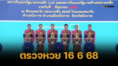 ตรวจหวย 16 มิถุนายน 2568 ผลสลากกินแบ่งรัฐบาล ทุกรางวัล