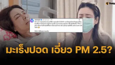หมอมานพ ชี้เคส "เอ๋ พรทิพย์" ป่วยมะเร็งปอด สัมพันธ์กับสูดดม PM 2.5