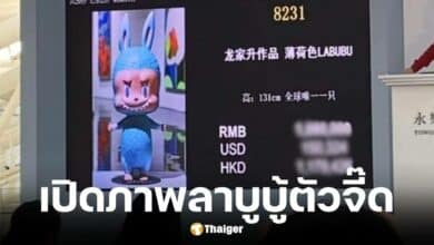 จีนเปิดประมูลลาบูบู้ ราคาสูง 4.8 ล้าน