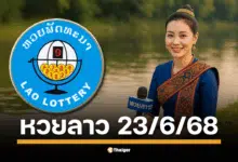 ตรวจหวยลาวพัฒนา งวดวันจันทร์ที่ 23 มิถุนายน 2568 สองทุ่มตรง เลข 6 ตัวถึงนามสัตว์ ลุ้นผลรางวัลที่นี่