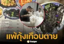 อุทาหรณ์! หนุ่มแพ้กุ้งหนักเกือบตาย หลังกิน 'หมึกผัดน้ำดำ' พนง.ร้านดังไม่แจ้ง เมนูใส่กะปิ วอนผู้ประกอบการใส่ใจเรื่องนี้
