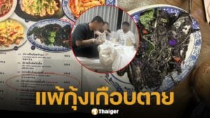 อุทาหรณ์! หนุ่มแพ้กุ้งหนักเกือบตาย หลังกิน 'หมึกผัดน้ำดำ' พนง.ร้านดังไม่แจ้ง เมนูใส่กะปิ วอนผู้ประกอบการใส่ใจเรื่องนี้