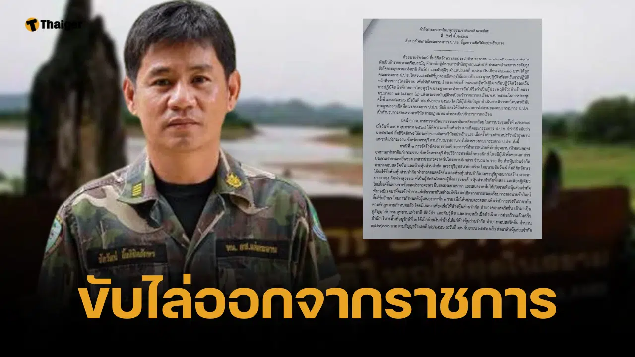 ปลัด ทส. เซ็นลงโทษ "ชัยวัฒน์" หลัง ป.ป.ช.ชี้มูลฮั้วสร้างอาคารอุทยานฯ