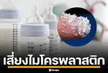 ขวดนม ไมโครพลาสติก